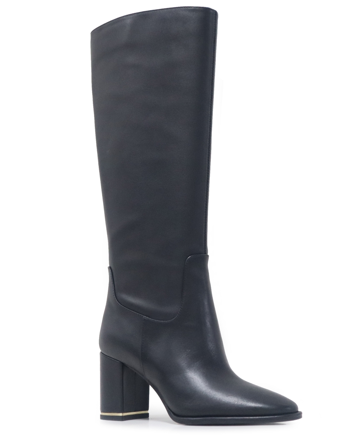 Women's Yvonne Knee High Block Heel Boots - Taupe Leather
