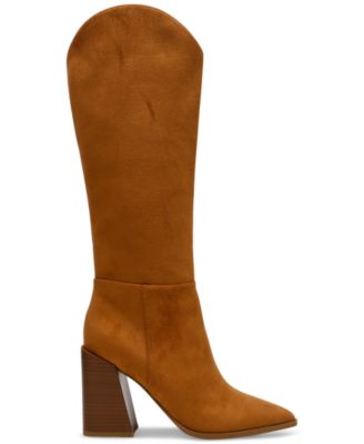 Women's Tati Stacked Heel Boots, Created for Macy's, Regular & Wide Calf