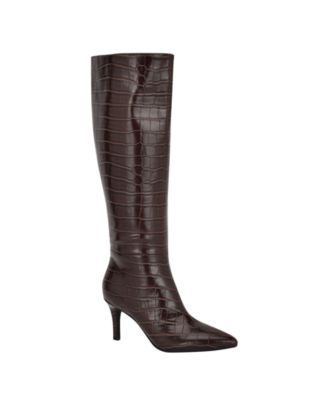 GUESS Women s Wayla Knee High Pointed Toe Dress Boots Macy s