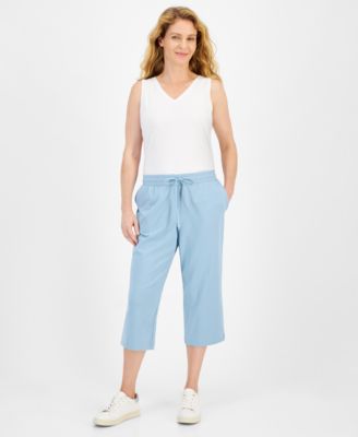 Style & Co - Women's Mid Rise Cropped Sweatpants