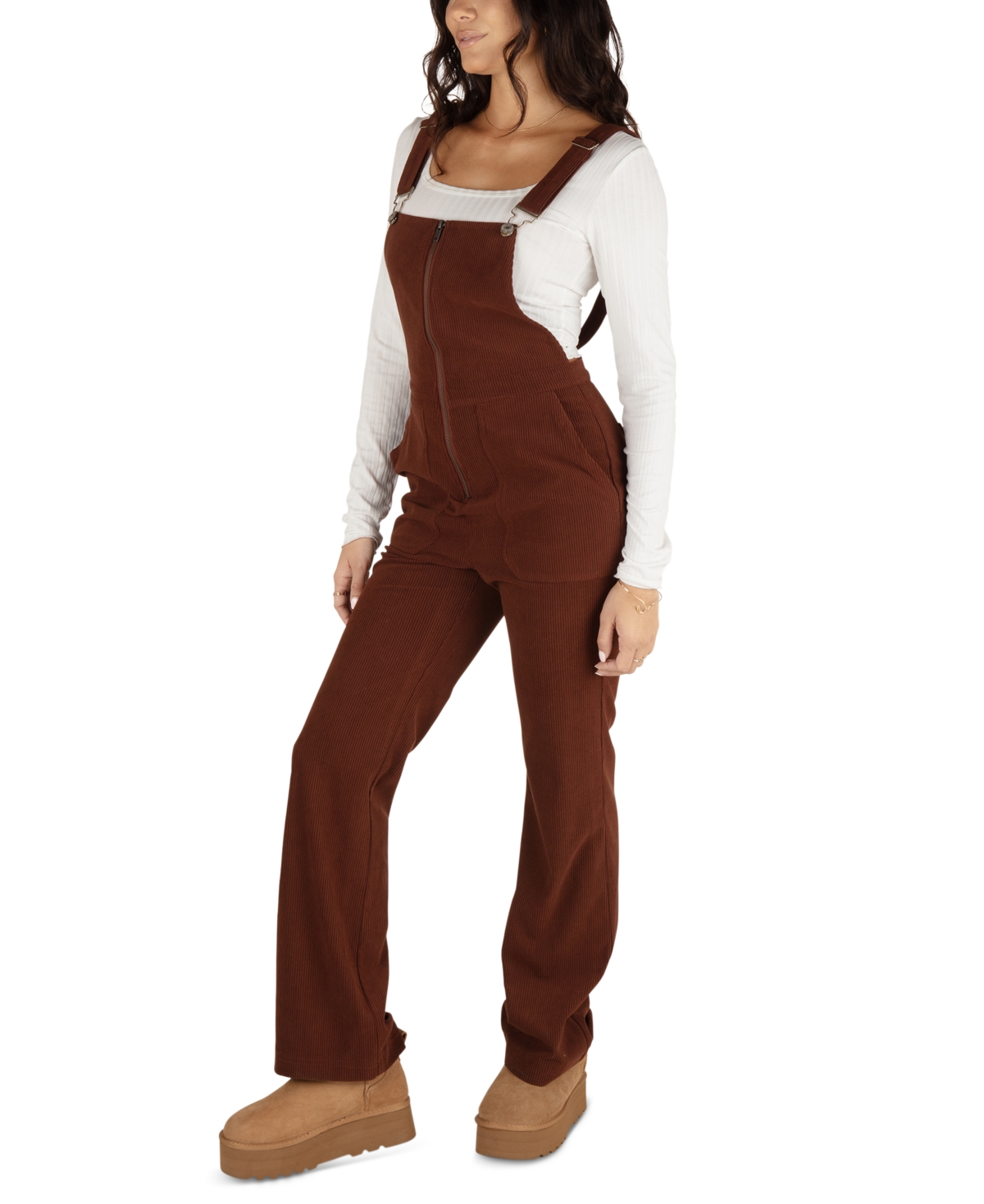 HURLEY JUNIORS' HOLLAND ZIPPER OVERALLS 