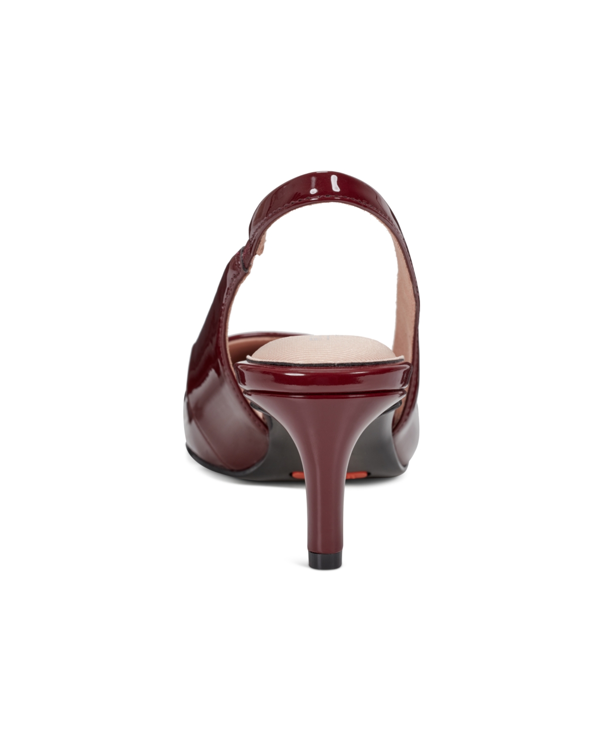 Shop Rockport Women's Corine Pointy Toe Slingback Dress Pumps In Dark Red Patent
