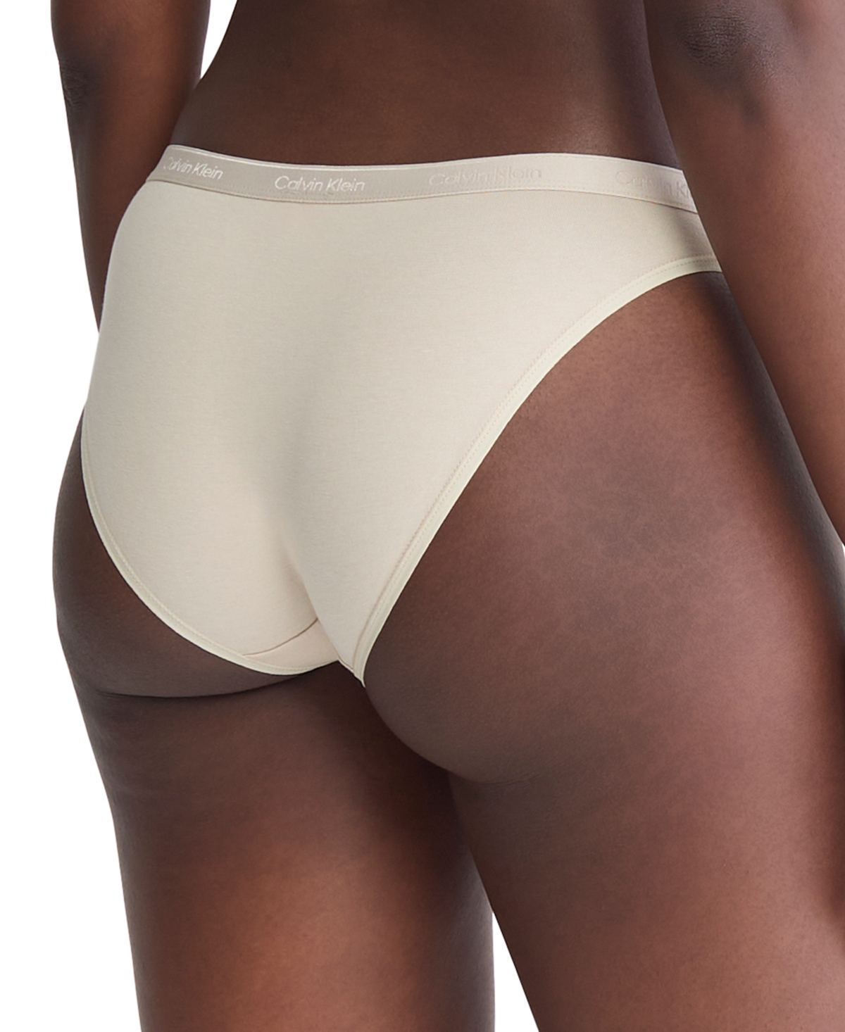 Calvin Klein Women's 3-Pk. Modern Logo Bikini Underwear  - Cocoon/ Syrah