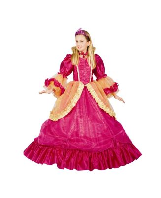 Dress Up America Pink Princess Dress Tiara Costume Kids Girls