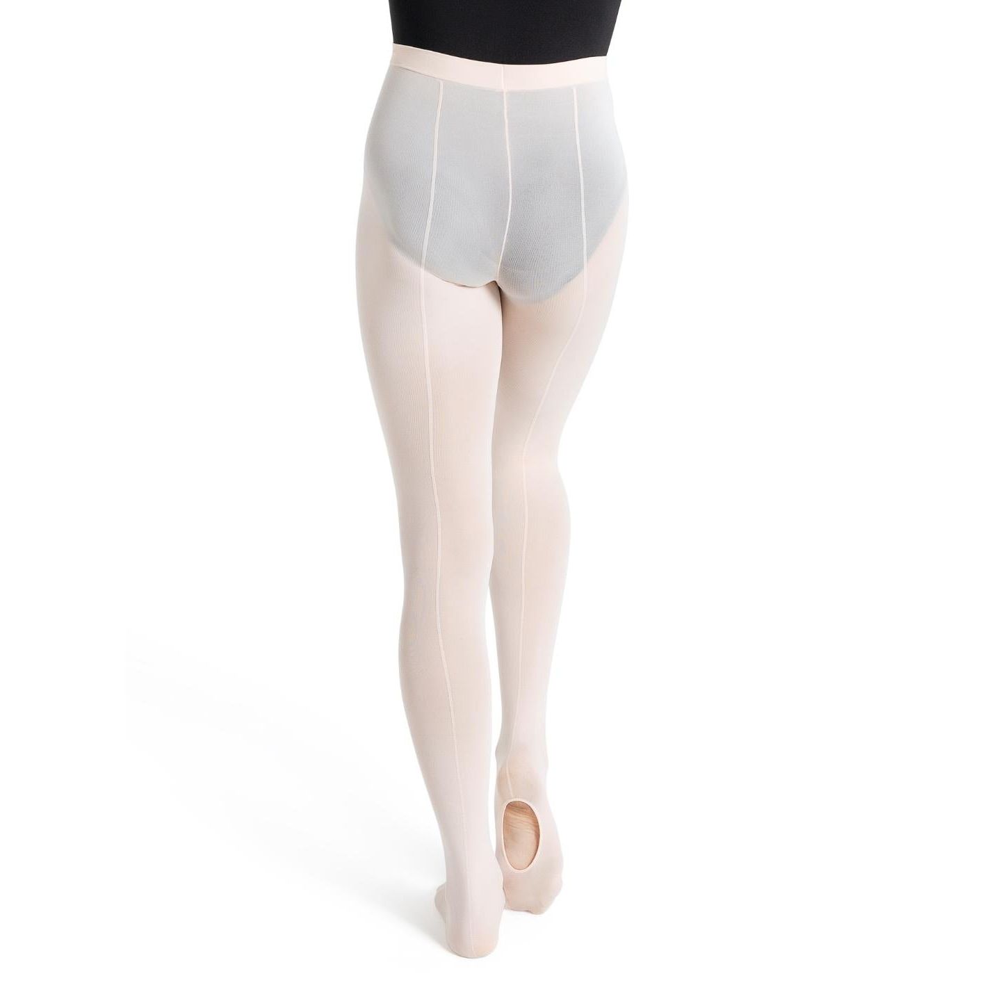 Женские ультрамягкие колготки Capezio Transition со швом сзади, цвет: Розовый — фото 1
