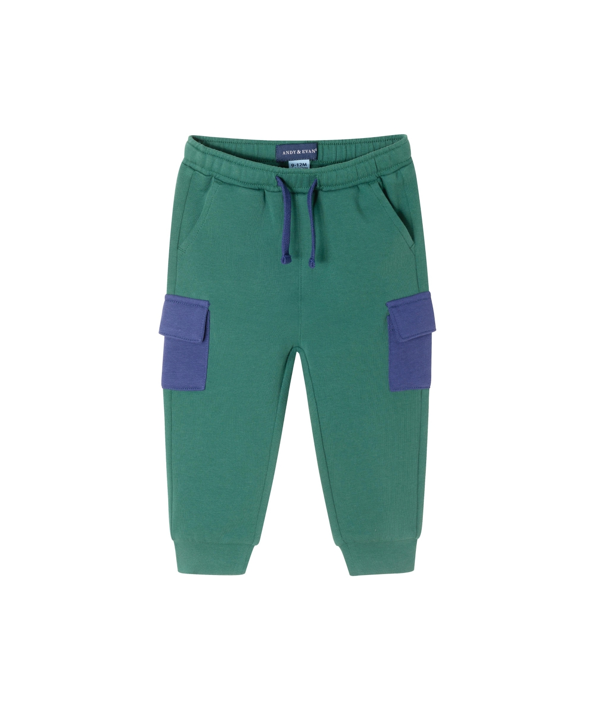 Andy & Evan Baby Boys Color Blocked Terry Hoodie & Pant Set