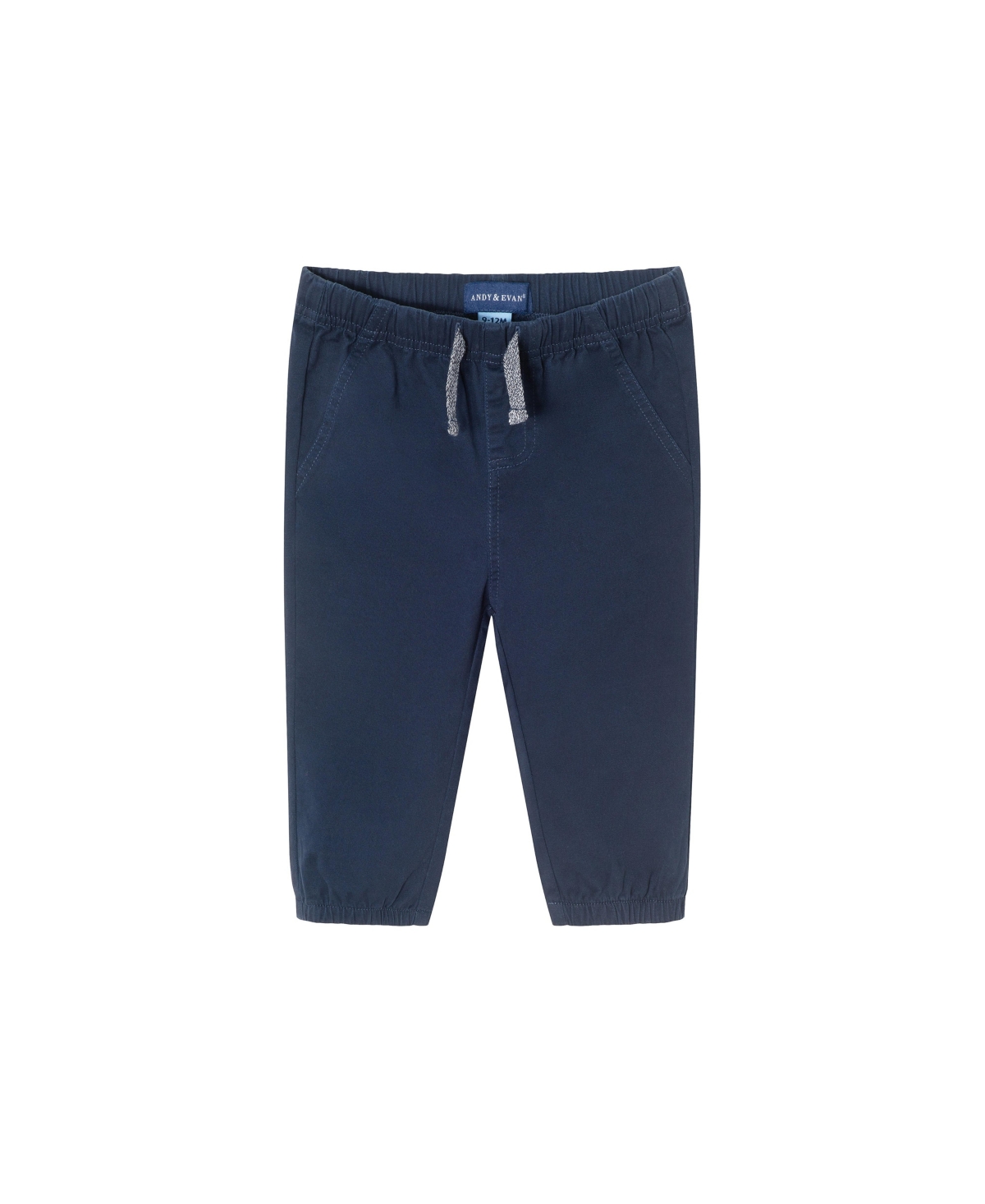Andy & Evan Baby Boys Plaid Cord Buttondown & Navy Joggers Set