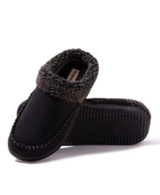 Men's Marshall Microsuede Moccasin Toe Clog House Shoe Slipper