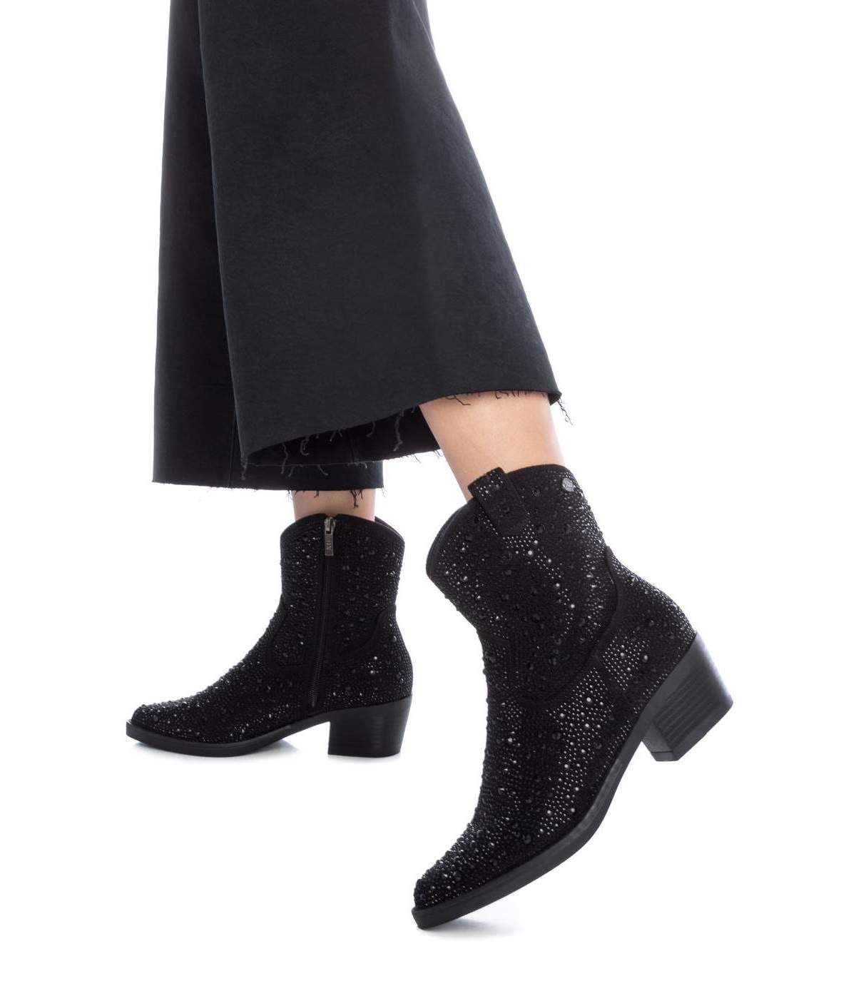 Xti Women's Italian Western Suede Booties By Xti