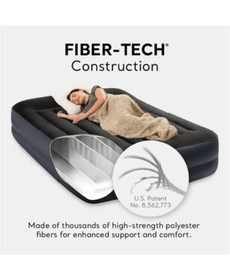 Dura Beam Plus Pillow Raised Airbed Mattress with Built in Pump, Twin