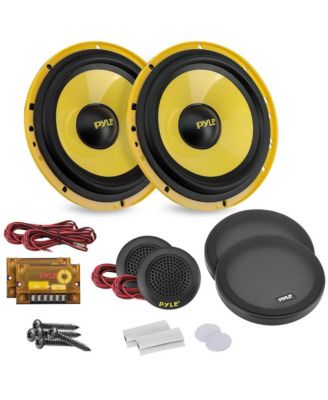 Pyle 6.5" Component Car Speaker Kit, 400 Watt, 2-Way System