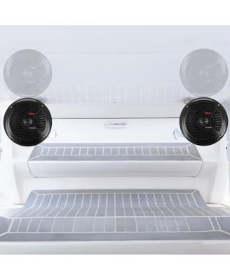 6.5" Waterproof Marine Speakers, Full Range, 150 Watt, Black