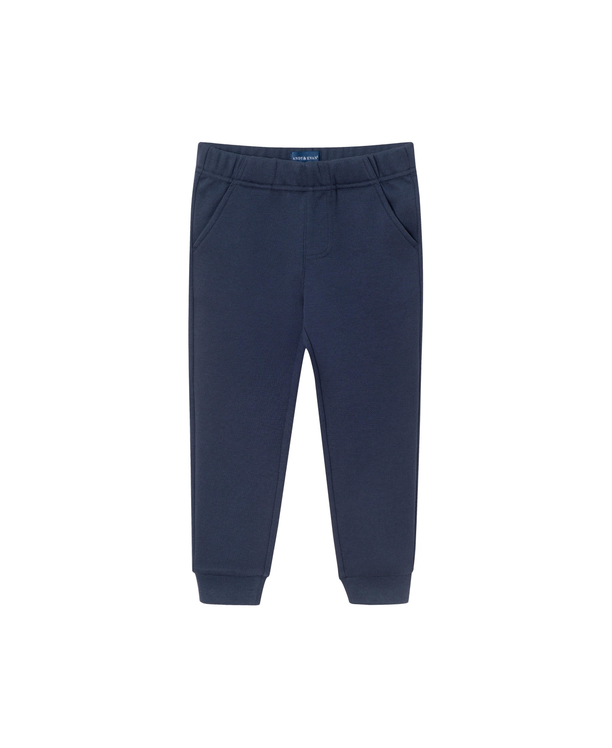 Andy & Evan Toddler Boys Toddler/Child Teal Suspender Top w/Pique Pant Set