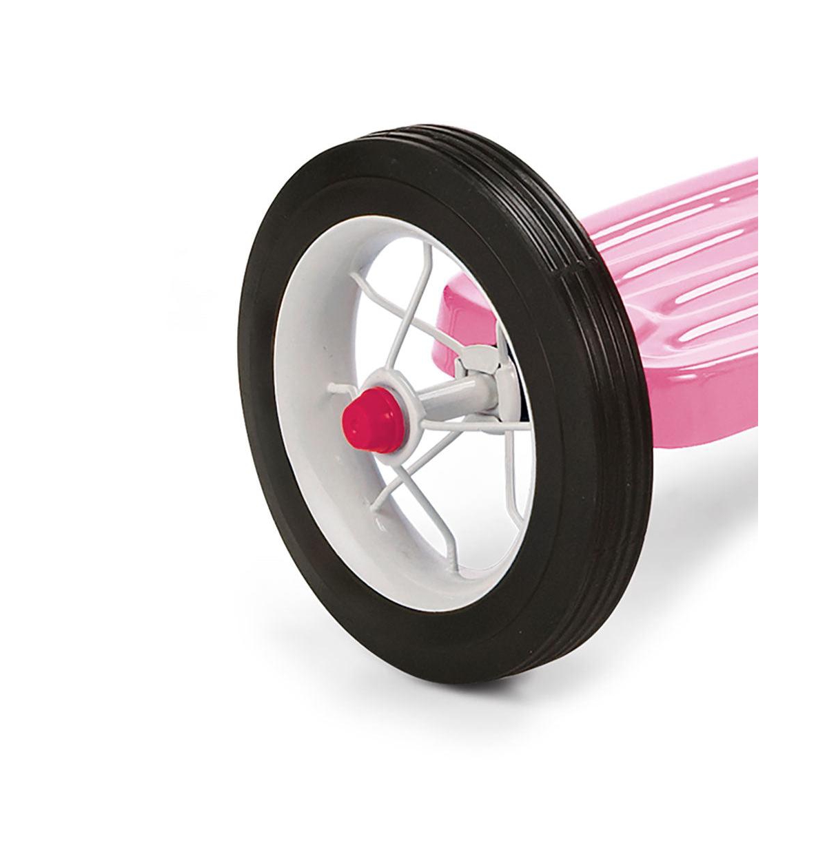 Radio Flyer 34GX Kids Classic Steel Framed Tricycle with Handlebar Bell,- Pink