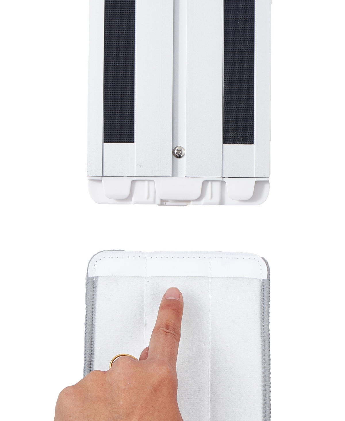 True & Tidy 2-pc. Bucket-900 Mop Pad Replacements In Gray