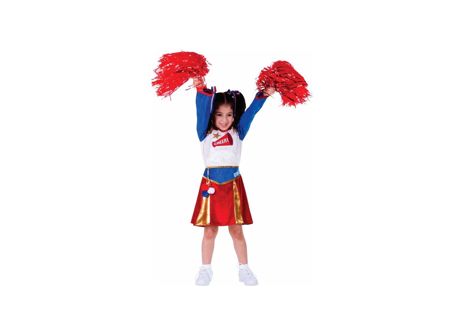 American Cheerleader Dress Costume - Kids Girls