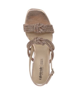 Women's Celeste Angled Block Heel Square Open Toe Dress Slingbacks