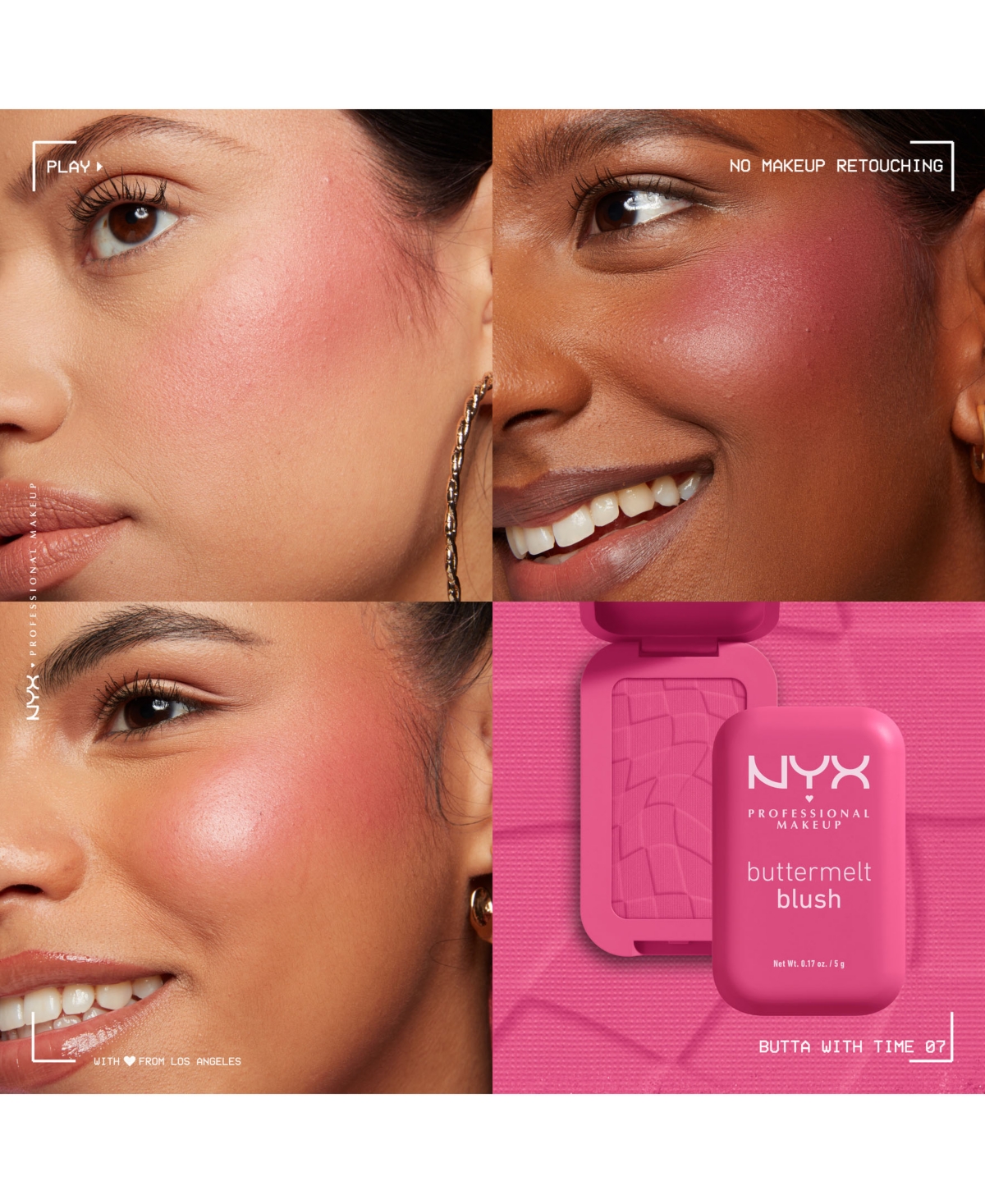 Nyx Professional Makeup Buttermelt Blush In Butta With Time