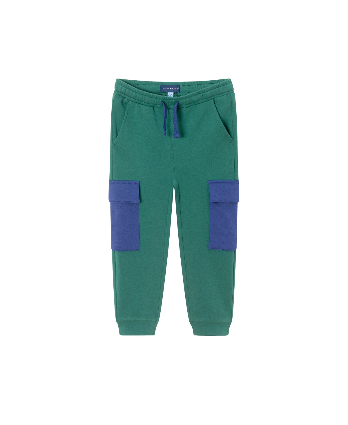 Andy & Evan Little Boys Toddler/Child Color Blocked Terry Hoodie & Pant Set