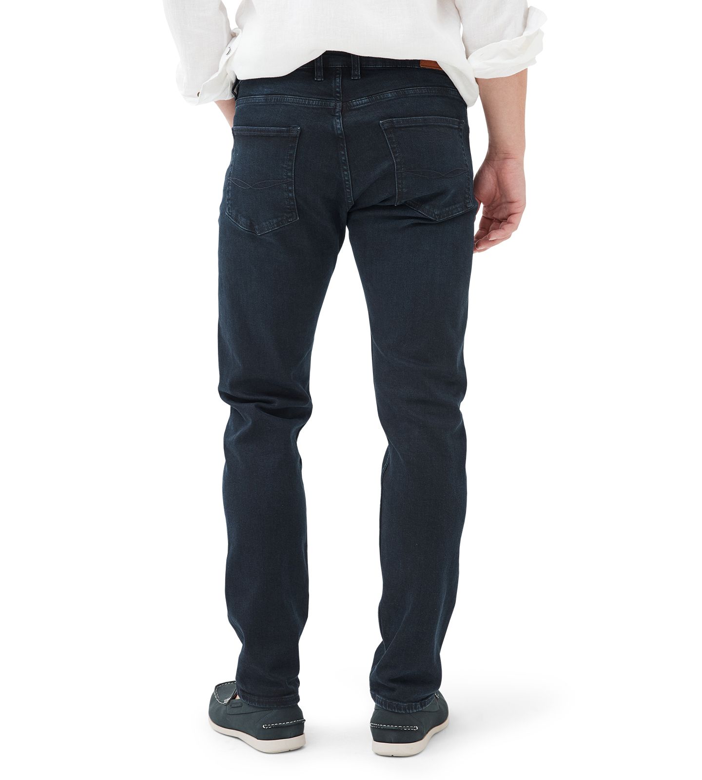Мужские джинсы Rodd & Gunn Weston Straight Fit Denim Jeans, цвет: Синий чёрный — фото 2