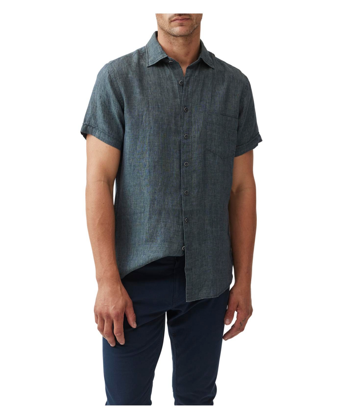 Rodd Gunn Men's Palm Beach Short Sleeve Slim Fit Shirt