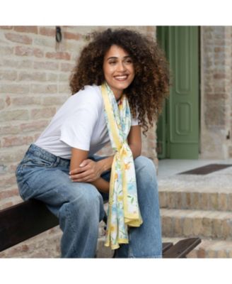 Primavera - Long Satin Silk Scarf for Women