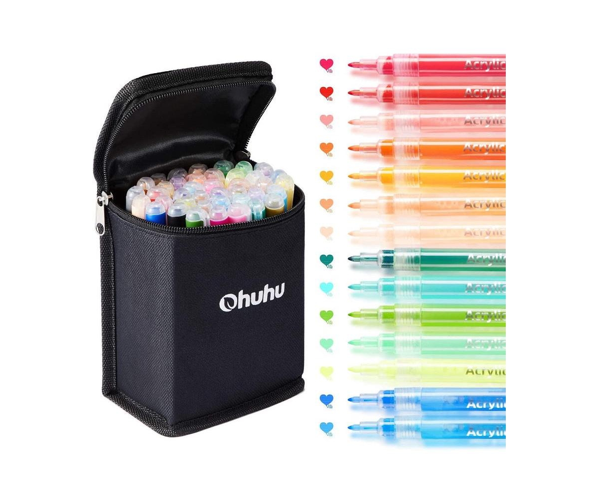 40ct Diy Acrylic Marker Pens Y30-80600-22 - Assorted Pre-pack (See Table 9