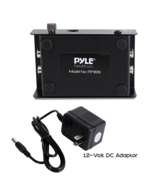 Pro Audio Phono Turntable Preamp with Ultra-Low Noise and 12-Volt Power Adapter