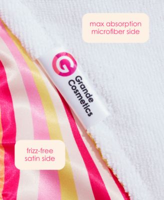 GrandeHAIR Microfiber & Satin Towel