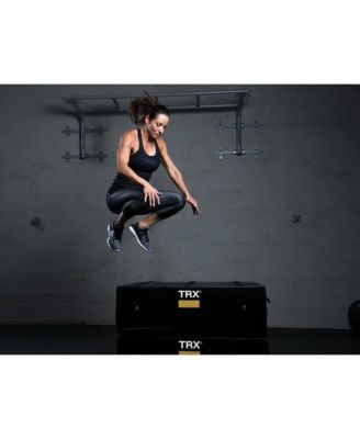 18" Soft Plyo Box Stackable Gym Workout Equipment for Plyometric Exercises
