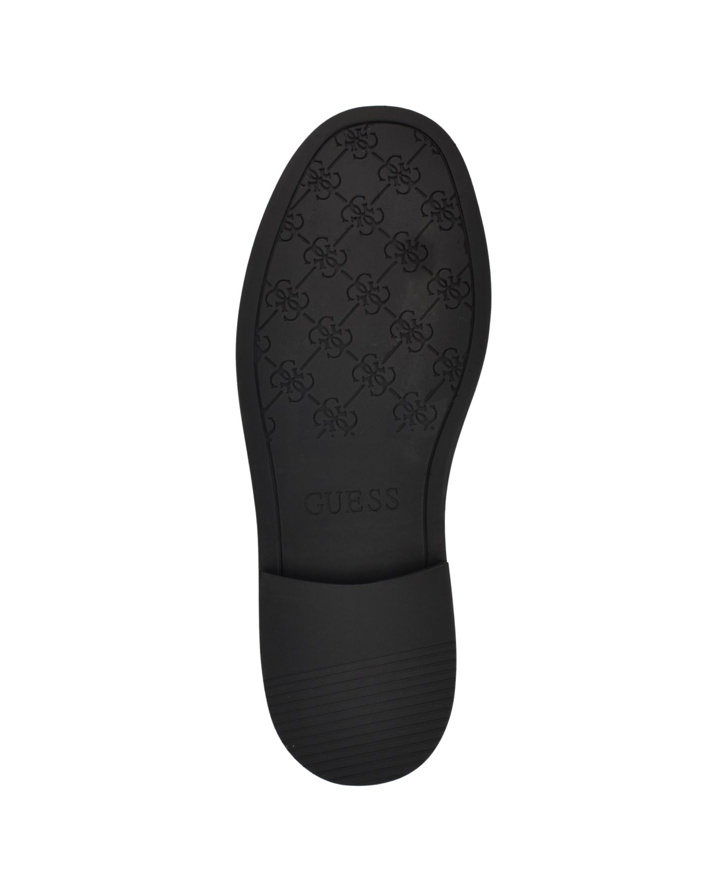 Женские туфли GUESS Shuttle Logo Hardware Round Toe, цвет: Чёрный кожаный — фото 5