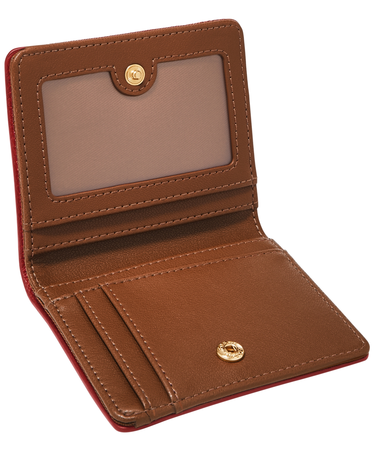 Fossil Logan Rfid Bifold Wallet In Garnet