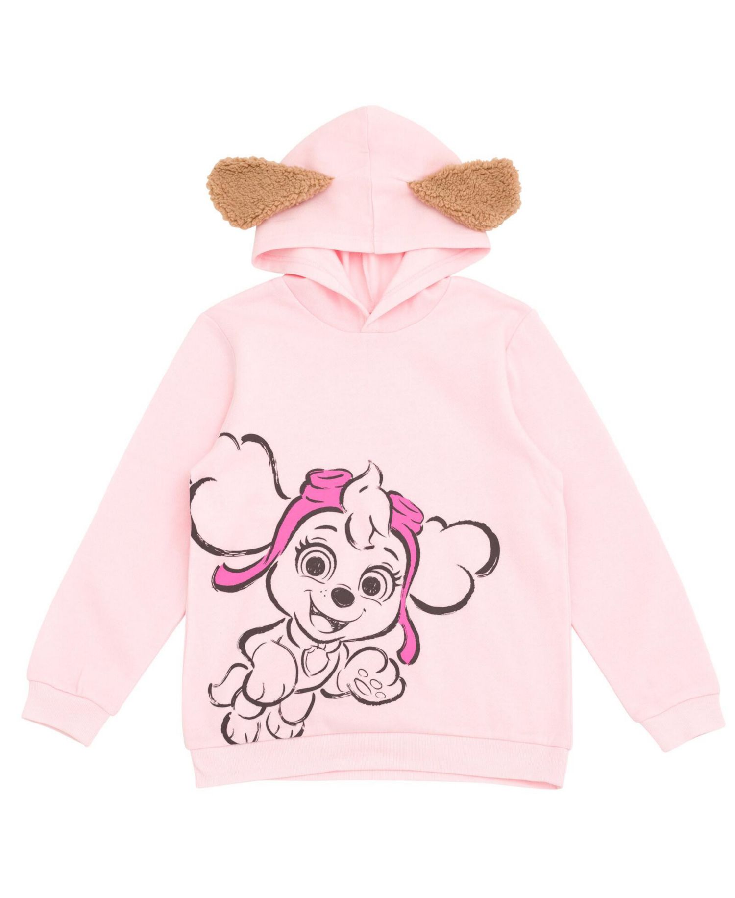 Little Girls Fleece Cosplay Pullover Hoodie and Jogger Pants Outfit Set to (2T - 10-12