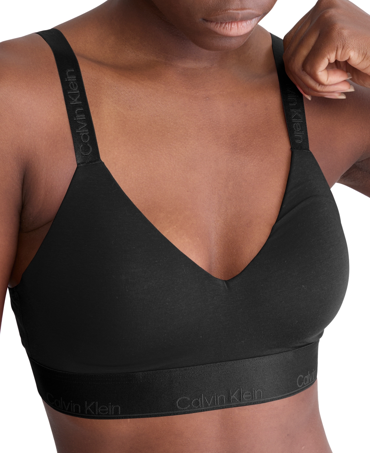Calvin Klein Women's Modern Cotton Holiday Lightly Lined Bralette