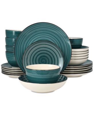Gia 24 Pc. Dinnerware Set, Service for 6