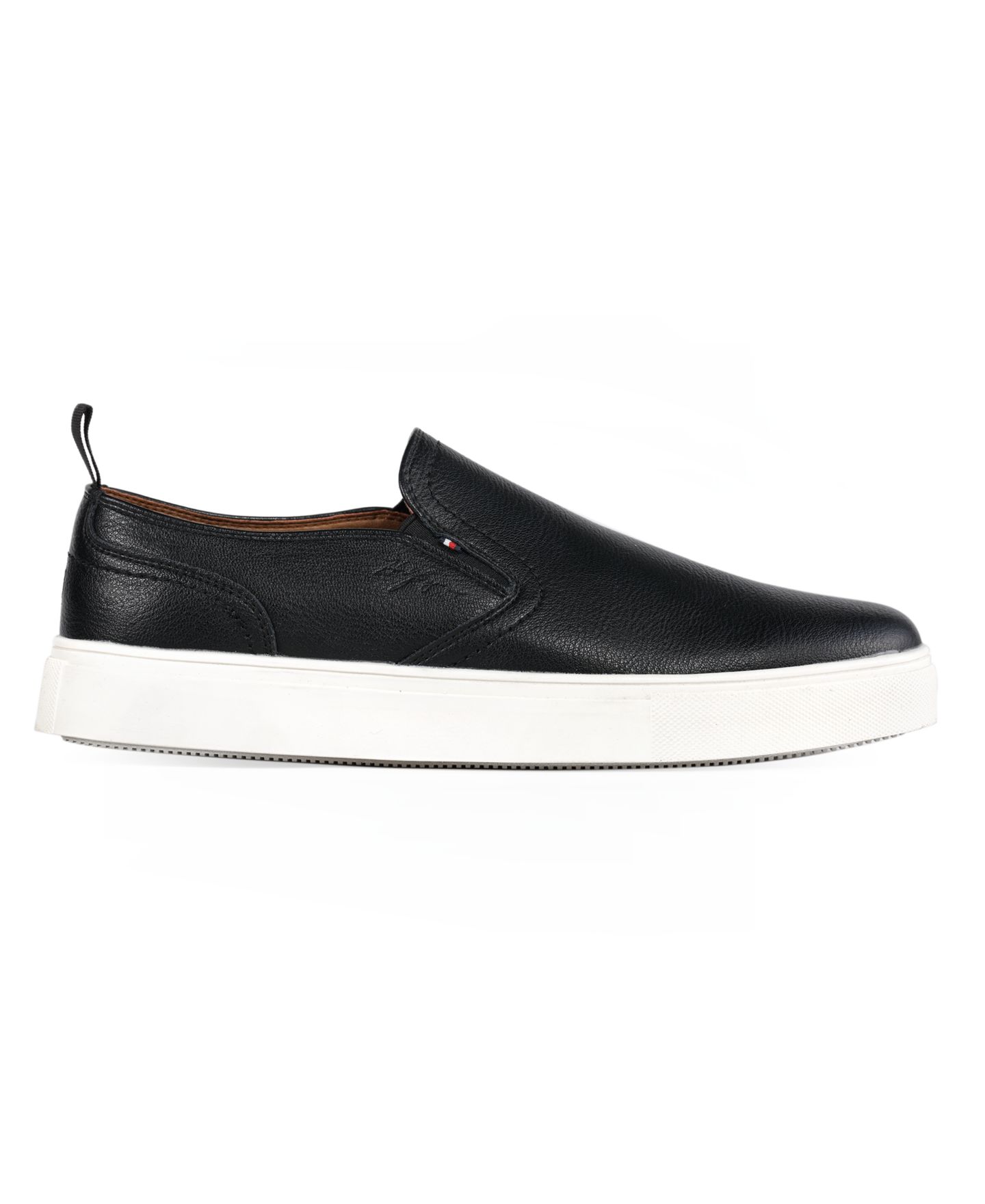 Мужские кроссовки Tommy Hilfiger Kozal Casual Slip On, цвет: Чёрный светлый — фото 2