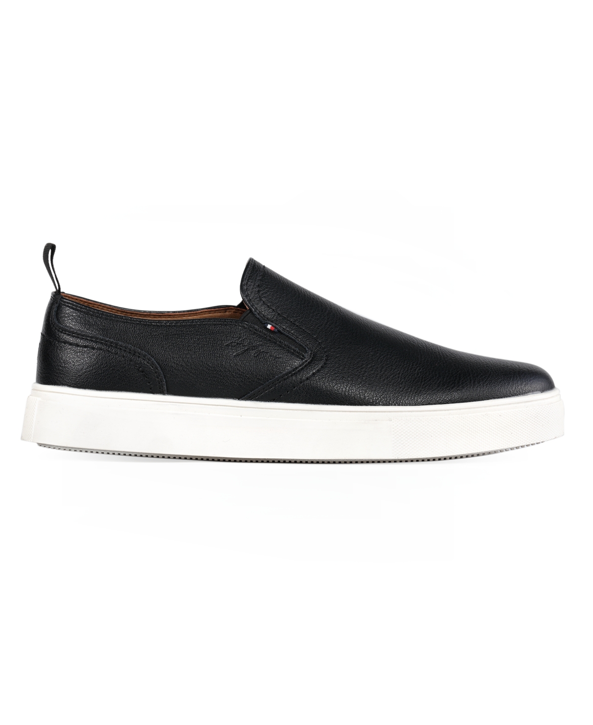 Tommy Hilfiger Men's Kozal Casual Slip On Sneakers In Black Light Tumble