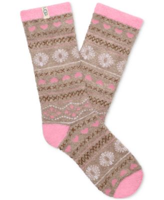 UGG® - Women's Leslie Fair Isle Graphic Crew Socks