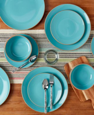 12 Pc. Stoneware Dinnerware Set, Service for 4