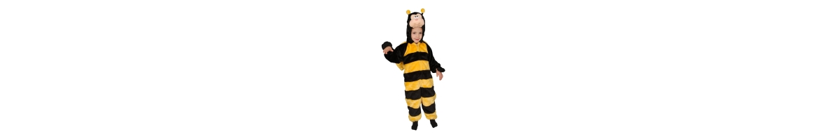 Dress Up America Honey Bee Jumpsuit Costume Set - Kids Boys & Girls -/ Yellow