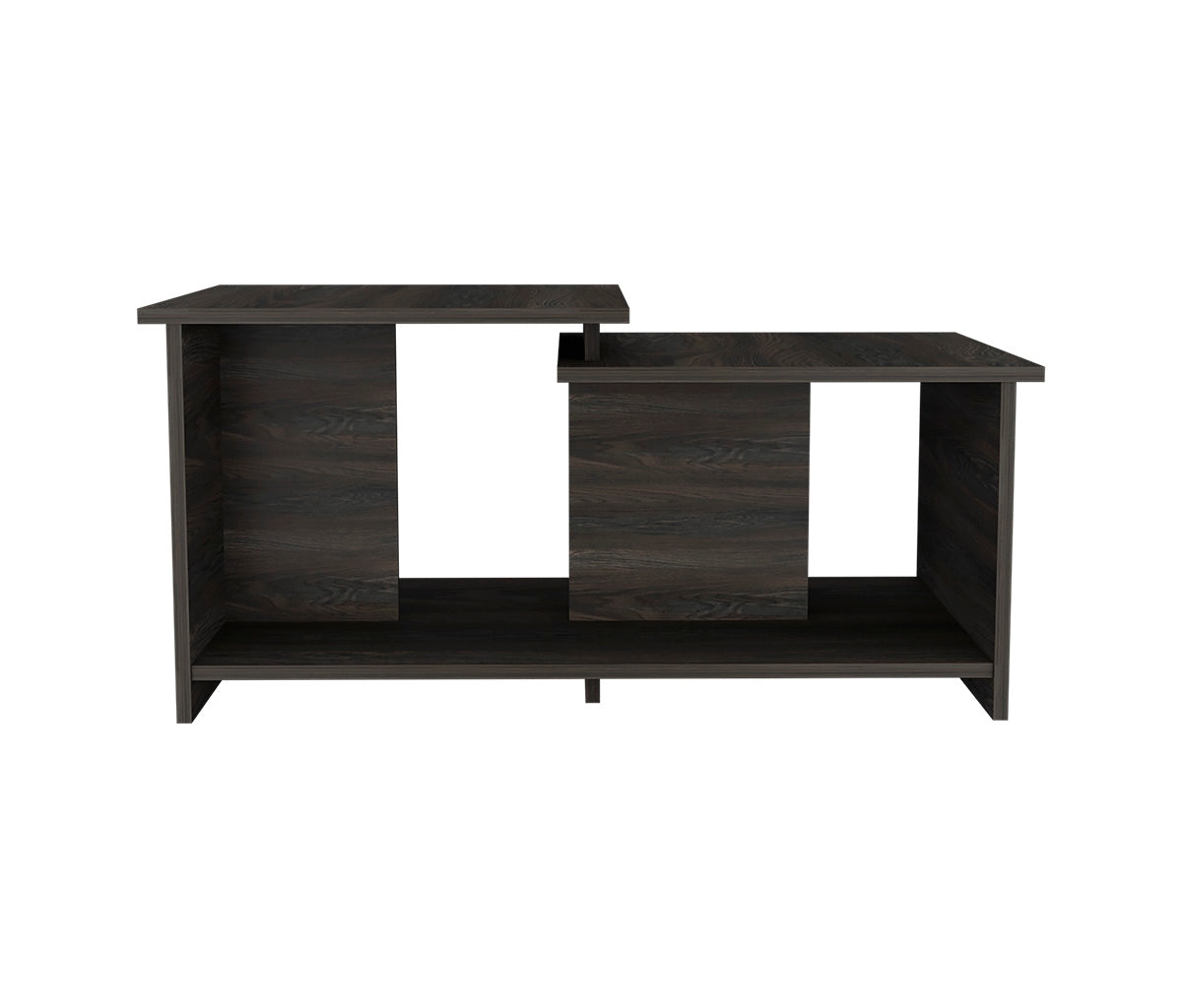 Depot E-Shop Leanna Leanna 3 Coffee Table, Lower Open Shelf