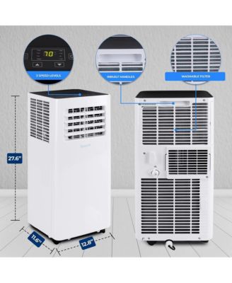 Portable Air Conditioner, 8,000 BTU, Built-in Dehumidifier & Fan