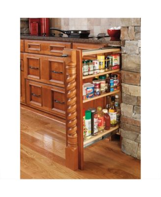 6" Pullout Kitchen Cabinet Filler Organizer Spice Rack, 432-BF-6C