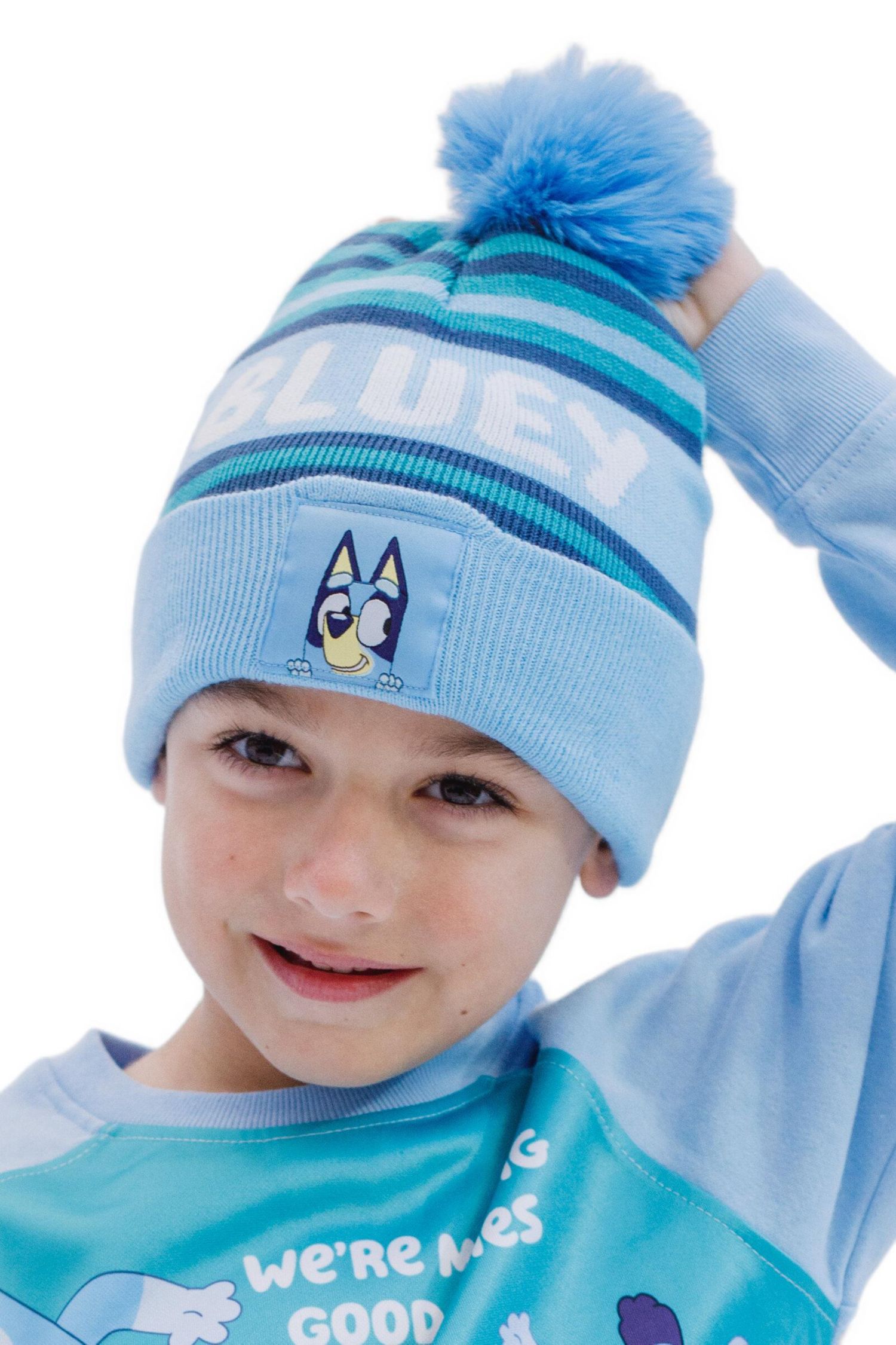Toddler Boys 2-Piece Fleece Sweatshirt and Hat Set