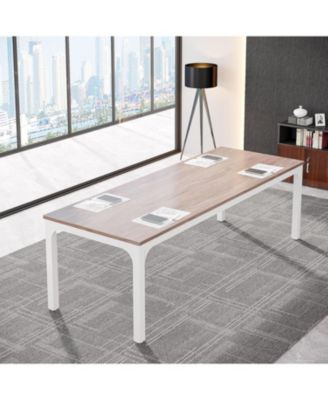 78.74-Inch Conference Table Set of 2, 13FT Conference Room Table, Large Rectangle Meeting Seminar Table Set for 8-10 Person