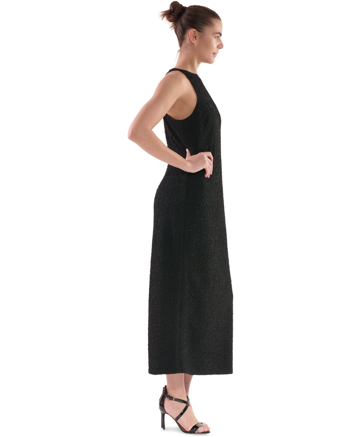 julia jordan Women's Sleeveless High-Neck Maxi Dress