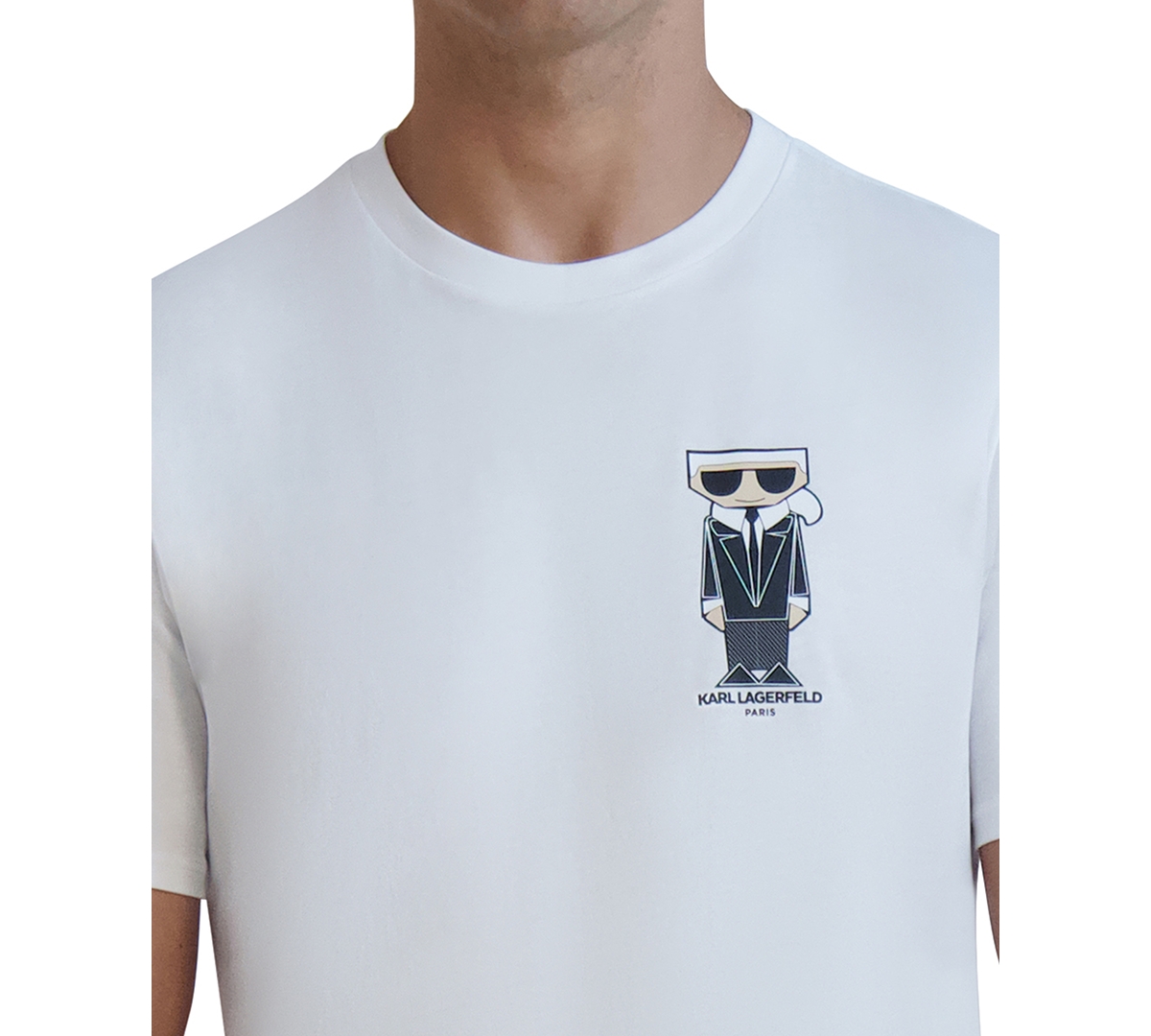 Karl Lagerfeld Paris Men's Small Karl Graphic T-Shirt