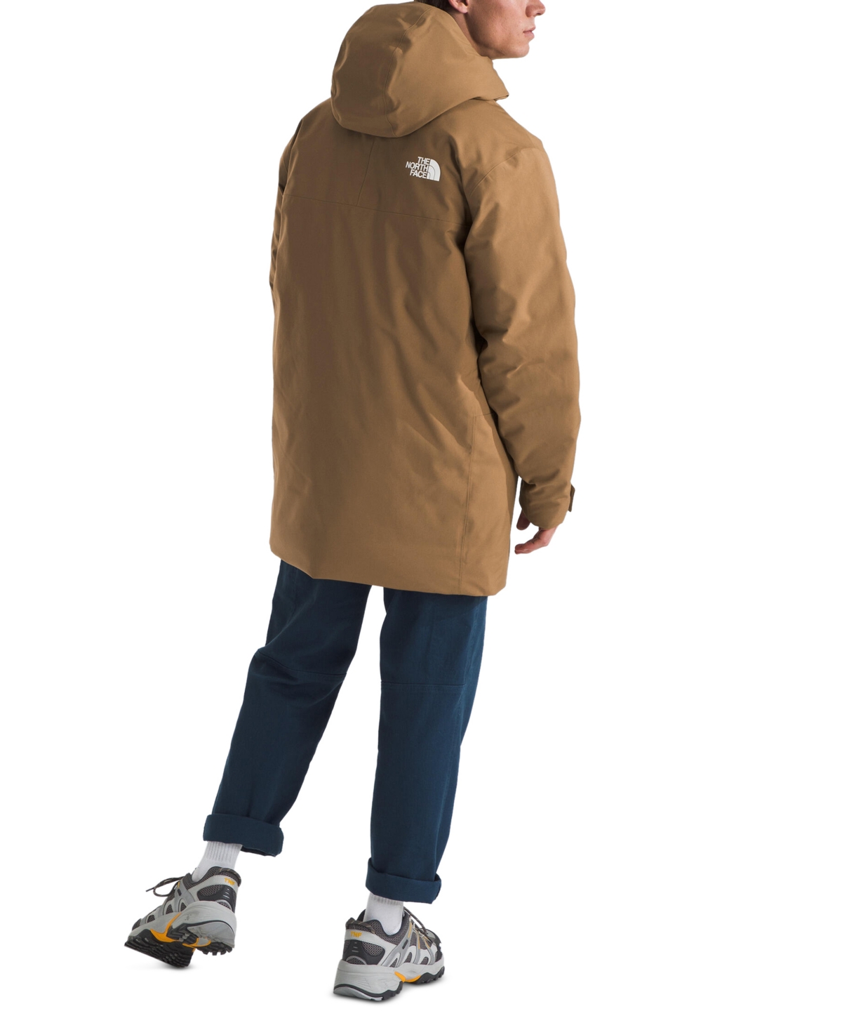 The North Face Men's Mountain Range Down Parka Jacket In Utility Brown |  ModeSens
