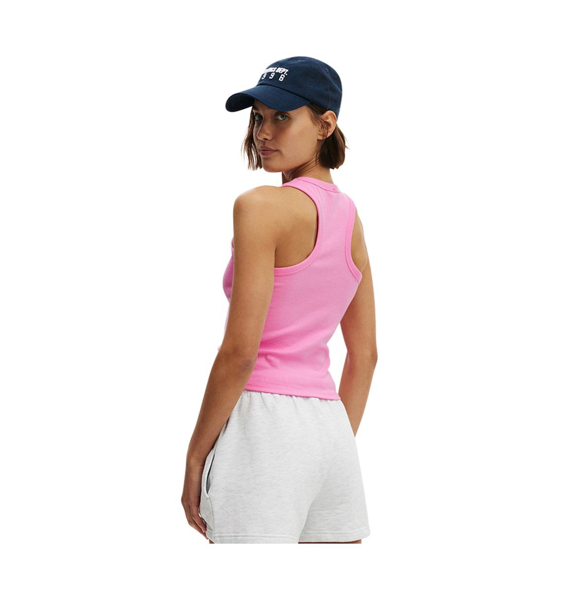 Cotton On Women's Active Core Rib Racer Tank