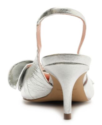 Women's Mother of Pearl Low Stiletto Pumps